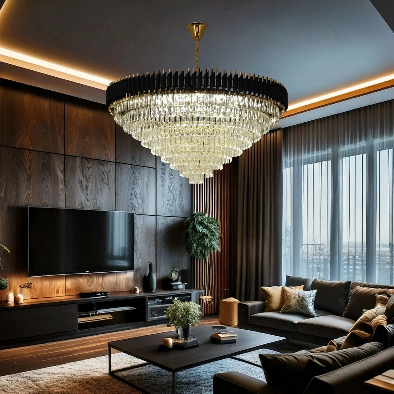 Luxury chandelier - Crystal Elegance